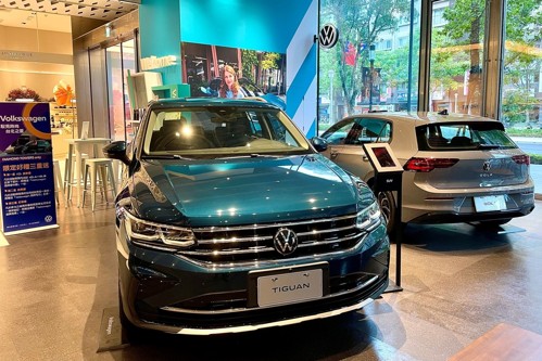 月月抽福斯Golf活動畫下句點！Volkswagen台北新光三越Diamond Towers展出純電ID、Tiguan、Golf三大王牌