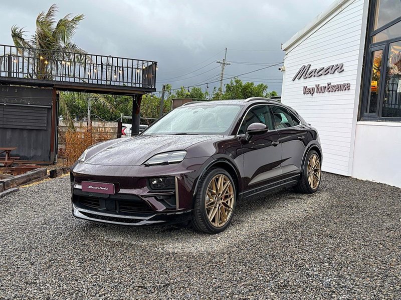 全新 Porsche Macan Electric。 記者趙駿宏／攝影