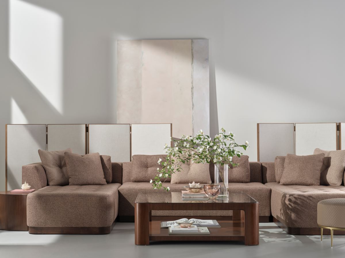 Baker-McGuire_自然療癒調_摩卡棕_Oasis Sectional Sofa