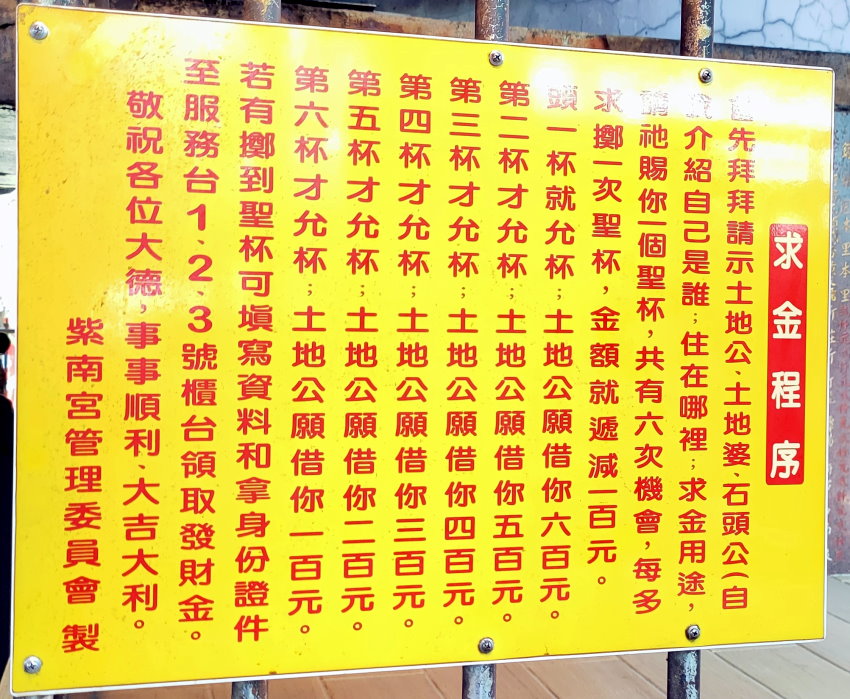 竹山紫南宮錢母、發財金如何使用？參拜攻略、附近景點、美食推薦一次看