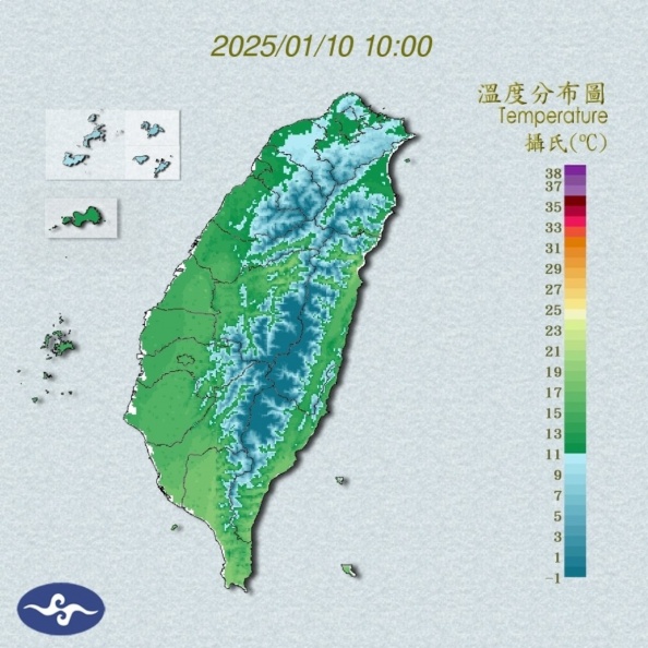 玉山、合歡山下雪了！13縣市急凍10度以下，「這天起探５度」恐升級寒流