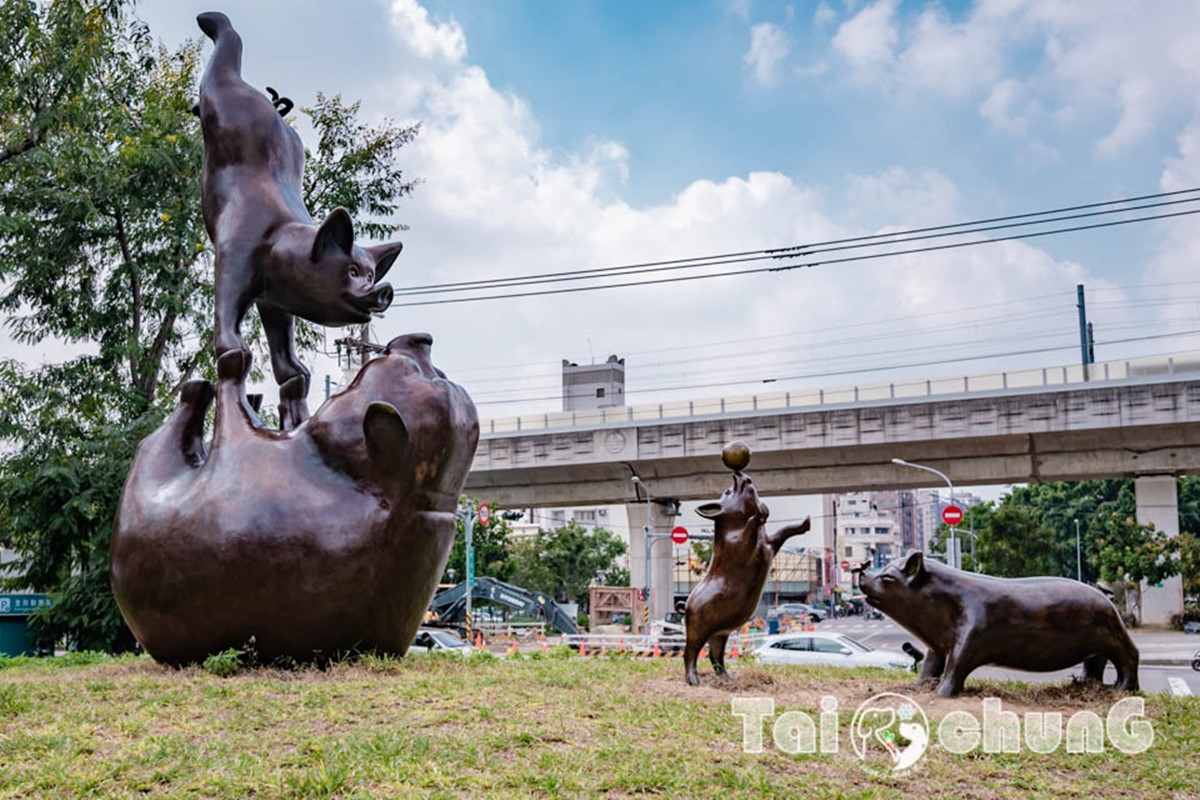 全台唯一「豬豬主題公園」在台中！ 必玩山豬溜滑梯、沙坑遊戲區，設施一次看