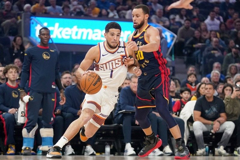 NBA／明星賽遺珠布克轟31分技壓柯瑞 太陽大勝勇士25分