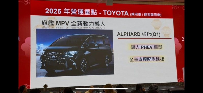 TOYOTA Alphard將引進PHEV插電式油電動力。 記者陳威任／攝影