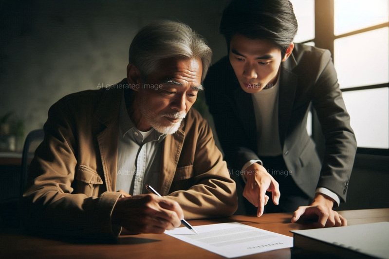 詐騙示意圖。圖／AI生成