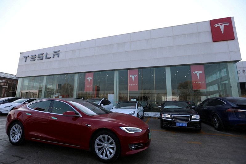 特斯拉（Tesla）在中國大陸北京的一家展售店。   路透