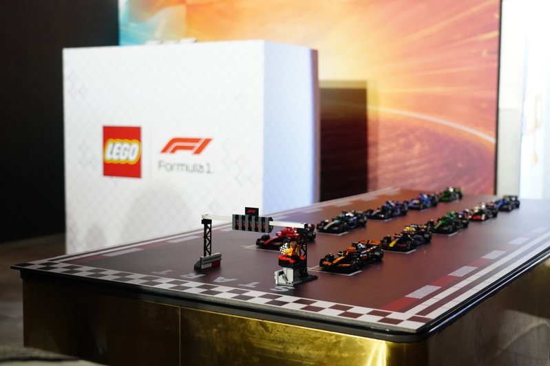 LEGO® Speed Champions系列則完美復刻Formula 1® 2024賽季的10支參賽車隊。 記者趙駿宏／攝影