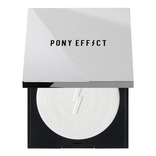 【PONY EFFECT】超時定妝零粉感 #小白盾 NEW！無重力裸肌蜜粉餅 最強底妝盾牌 透明鎖定 x 一秒柔焦 延長待肌時間 /