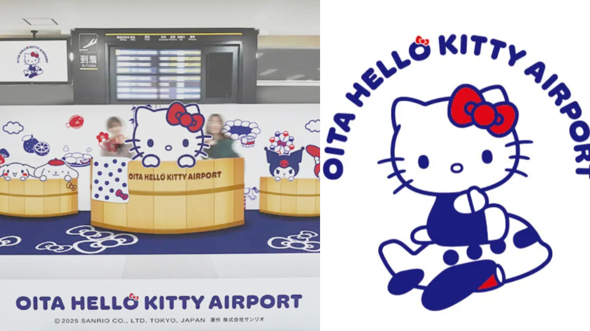 全球首座「Hello Kitty機場」誕生！「三麗鷗泡溫泉」打卡點曝光，再衝三麗鷗樂園