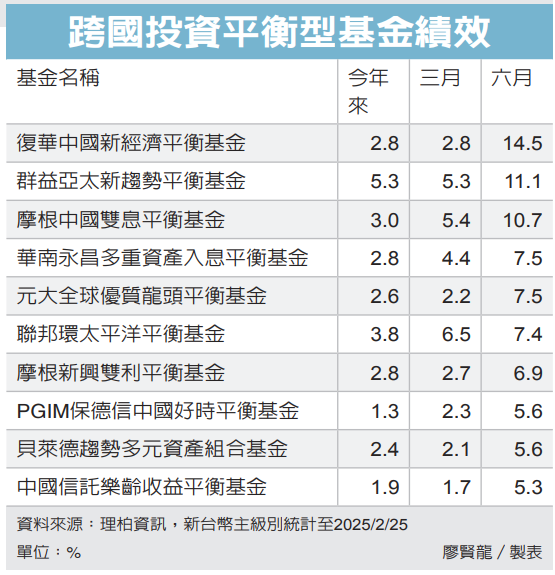 跨國平衡基金 抗波動