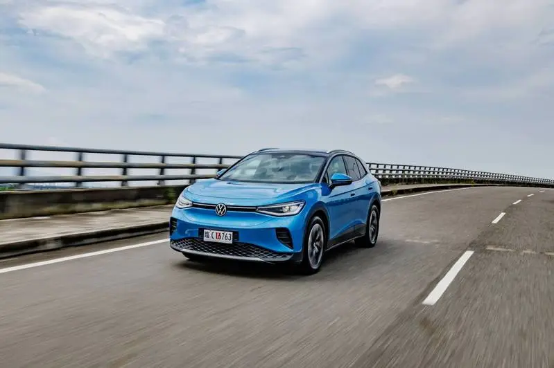 Volkswagen純電休旅ID.4以全方位純電SUV之姿，提供寬敞舒適的座艙空間與優異操控性能。 圖／Volkswagen Taiwan提供