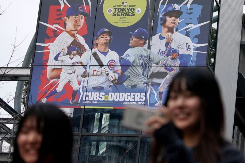 MLB東京開幕戰未演先轟動。 法新社