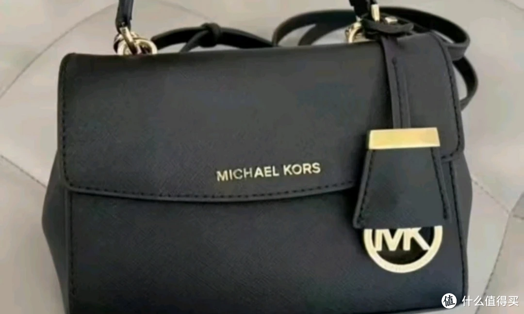 MICHAEL KORS邁克高仕 MK Ava 超小號皮質翻蓋迷你手提包001 NS